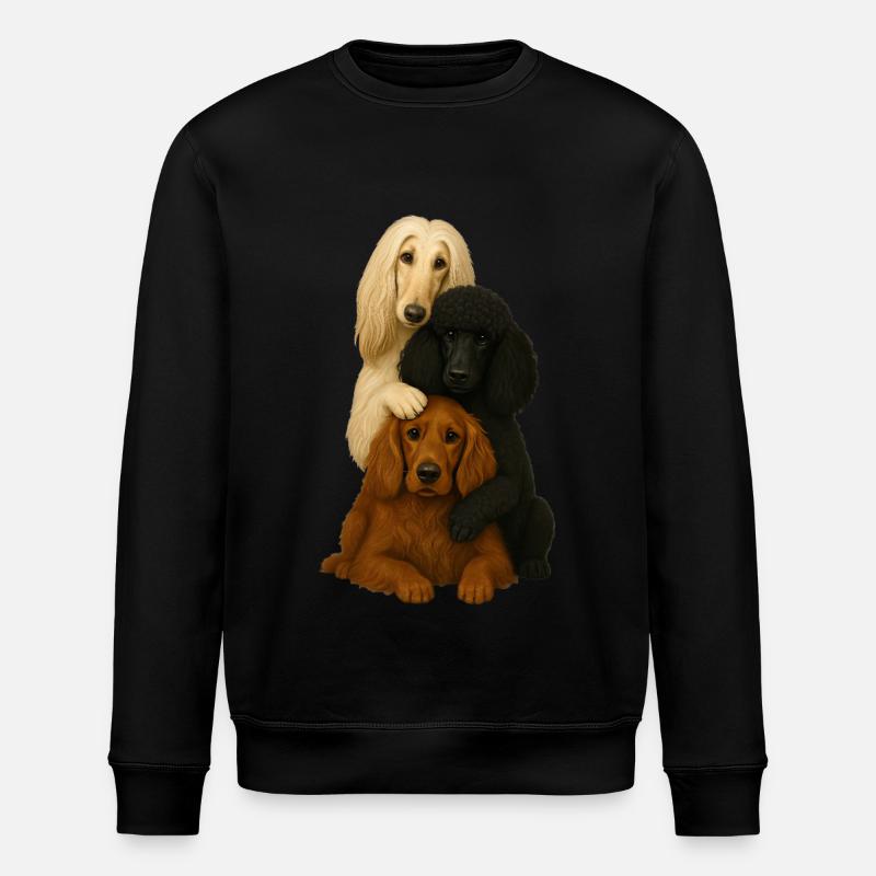 Chien Chiens Chiens mignons - Sweat bio ROLLER Stanley/Stella Unisexe - noir