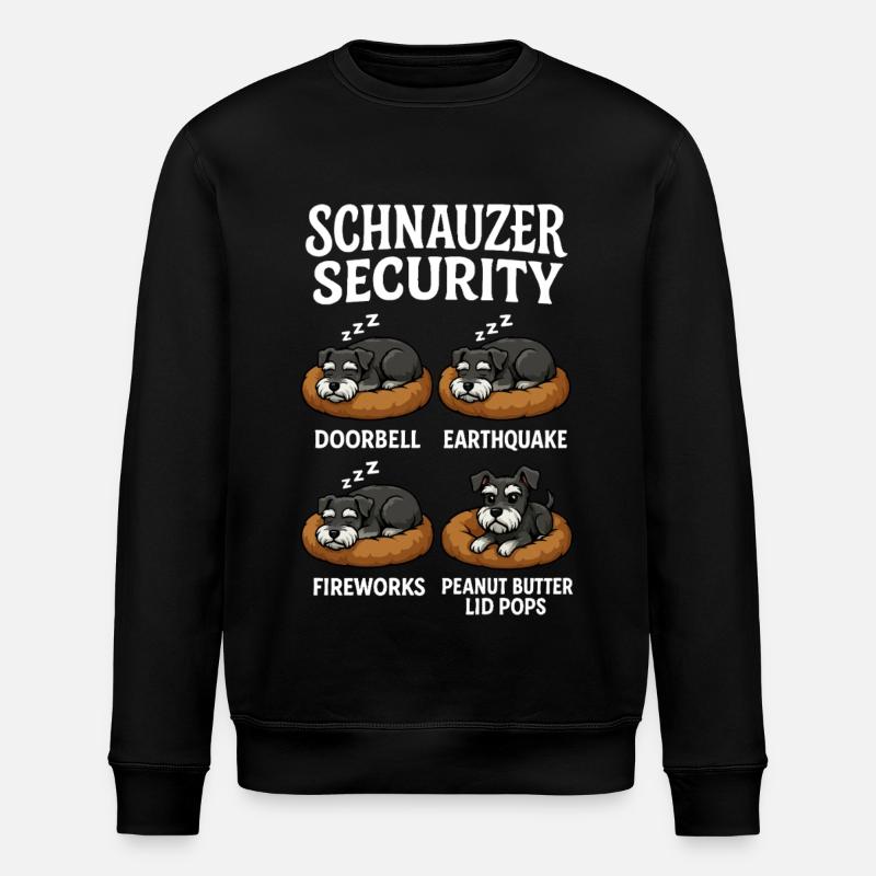 Schnauzer - Stanley/Stella Unisex Bio-Sweatshirt ROLLER - Schwarz