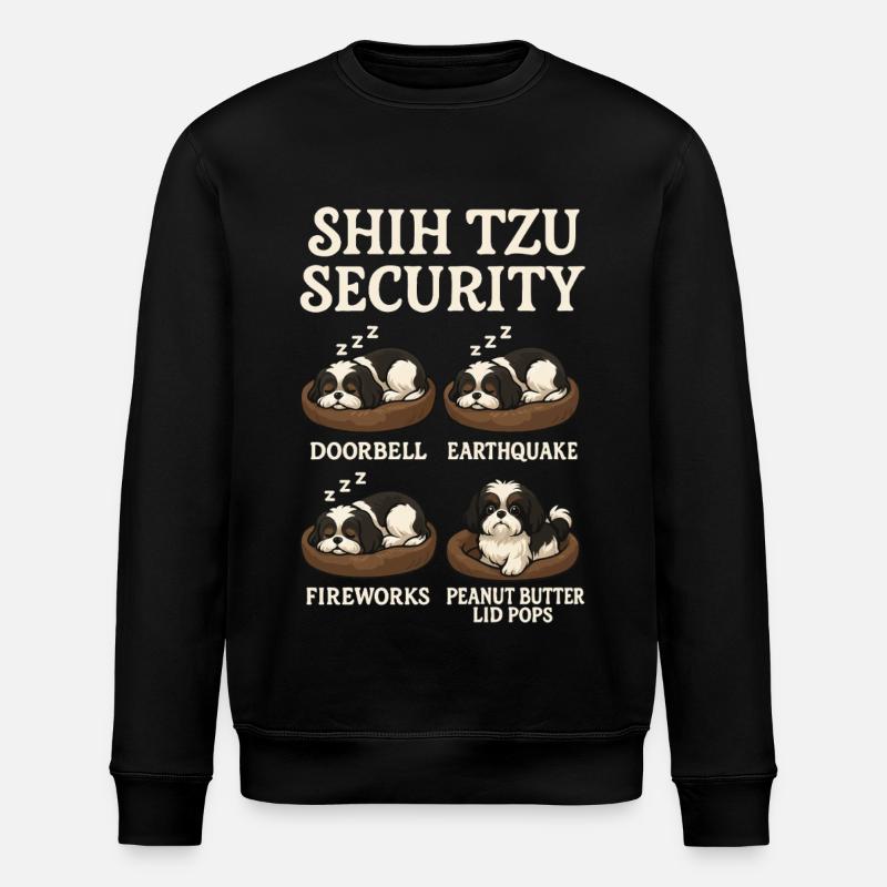Shih Tzu - Stanley/Stella ROLLER Unisex Organic Sweatshirt - black