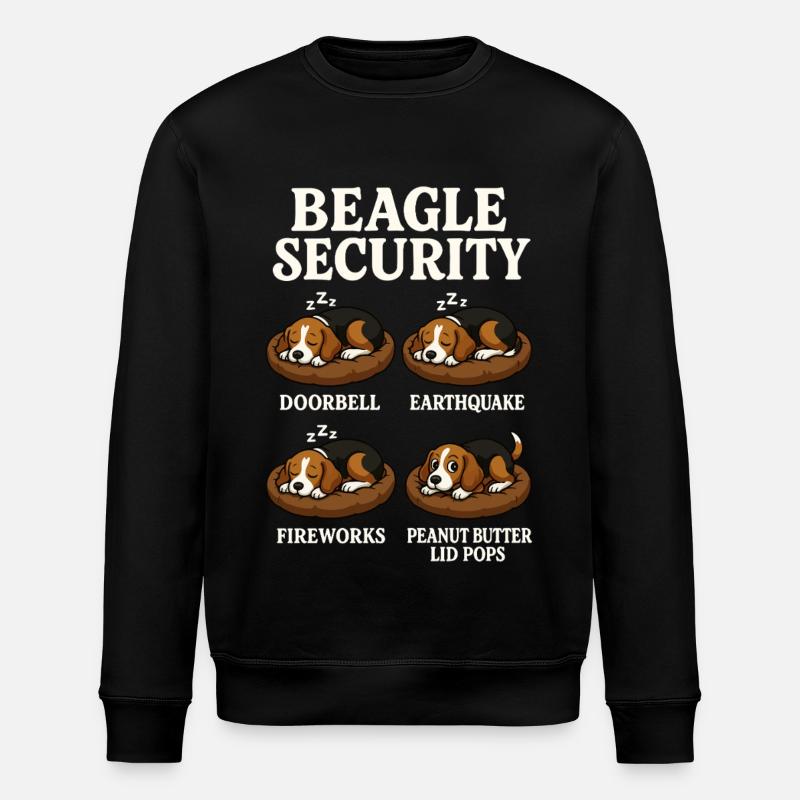 Beagle - Ekologiczna bluza typu unisex Stanley/Stella ROLLER - czarny