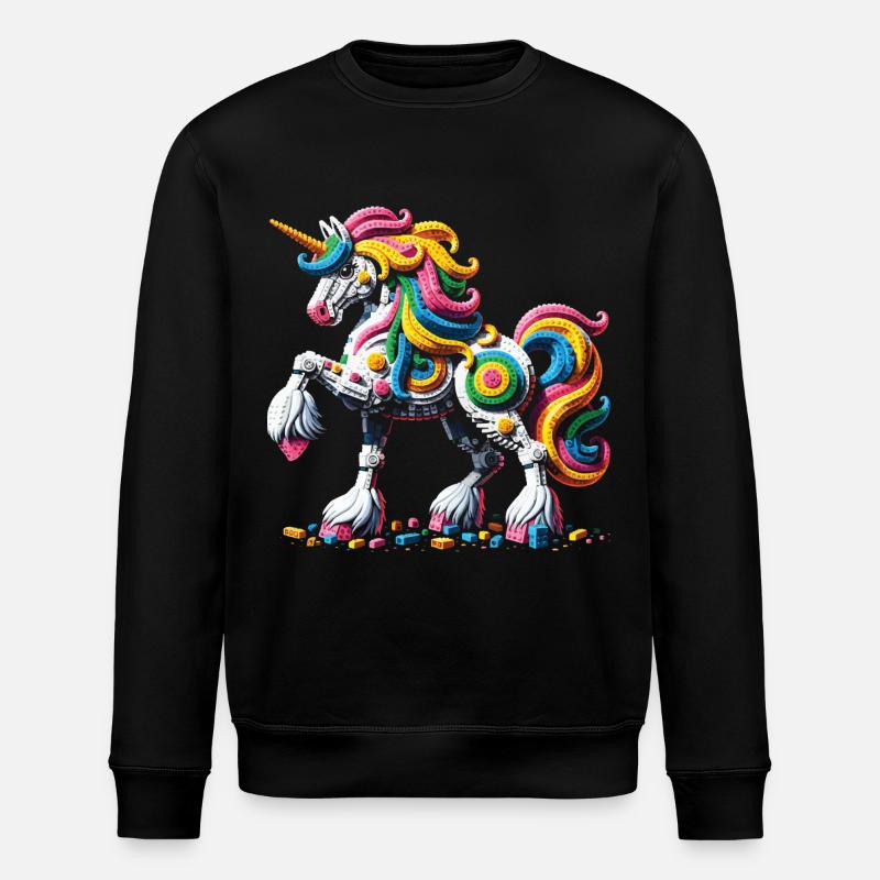 Expert Master Builder Bricks - Stanley/Stella ROLLER Unisex Organic Sweatshirt - black