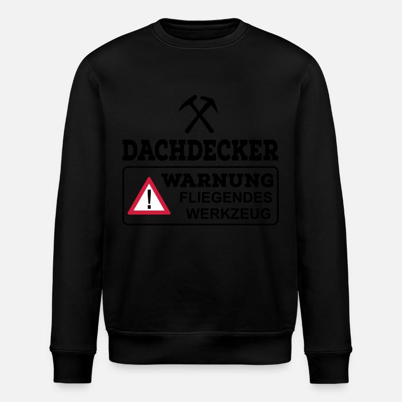 Dachdecker - Stanley/Stella Unisex Bio-Sweatshirt ROLLER - Schwarz