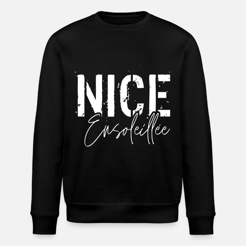 Sonniges Nizza - Stanley/Stella Unisex Bio-Sweatshirt ROLLER - Schwarz