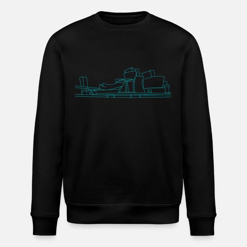 Guggenheim Museum Bilbao - Stanley/Stella Unisex Bio-Sweatshirt ROLLER - Schwarz