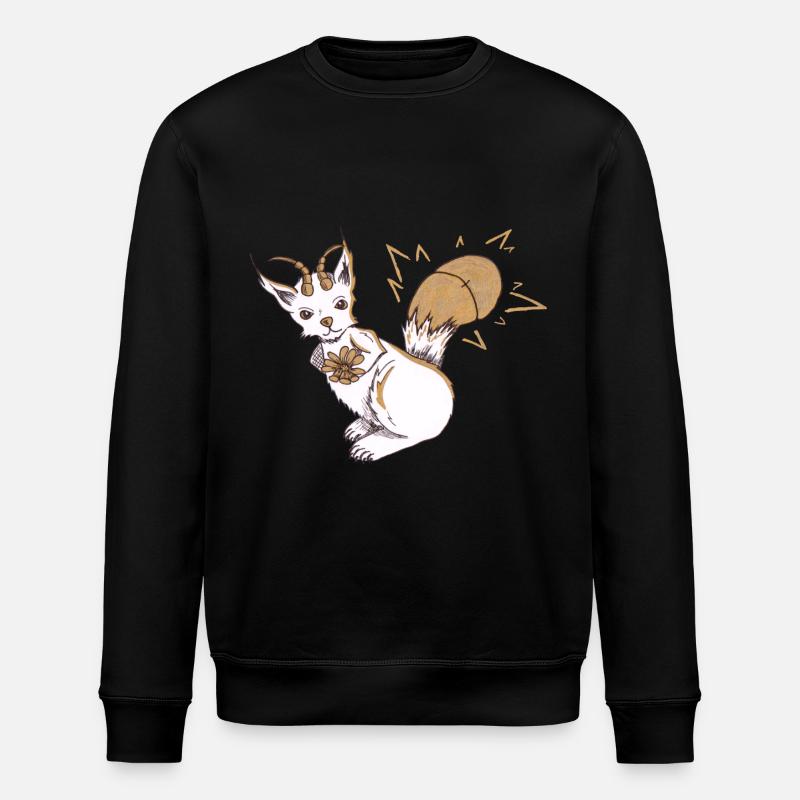 Ecuciole - Stanley/Stella Unisex Bio-Sweatshirt ROLLER - Schwarz