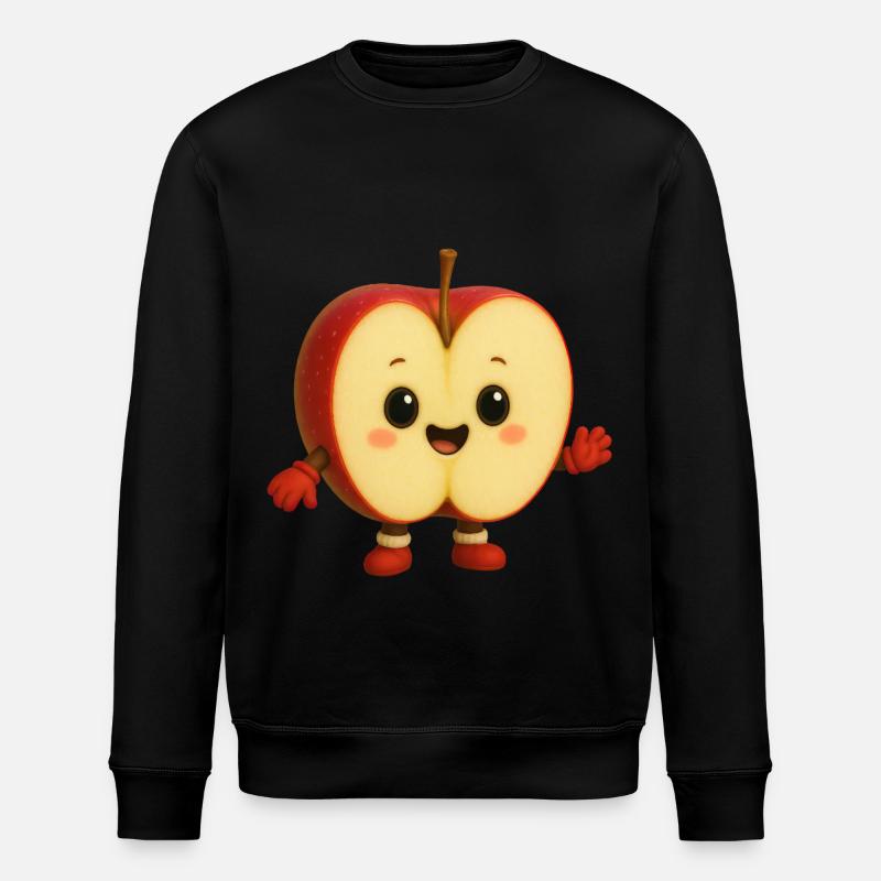 Apfel - Stanley/Stella Unisex Bio-Sweatshirt ROLLER - Schwarz