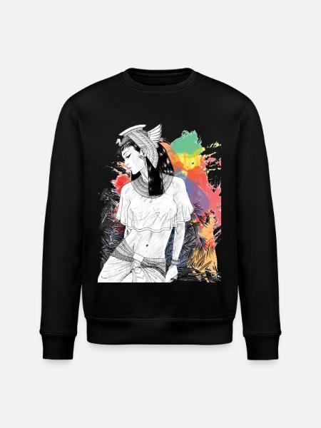 Cleopatra - Stanley/Stella ROLLER Unisex Organic Sweatshirt - black