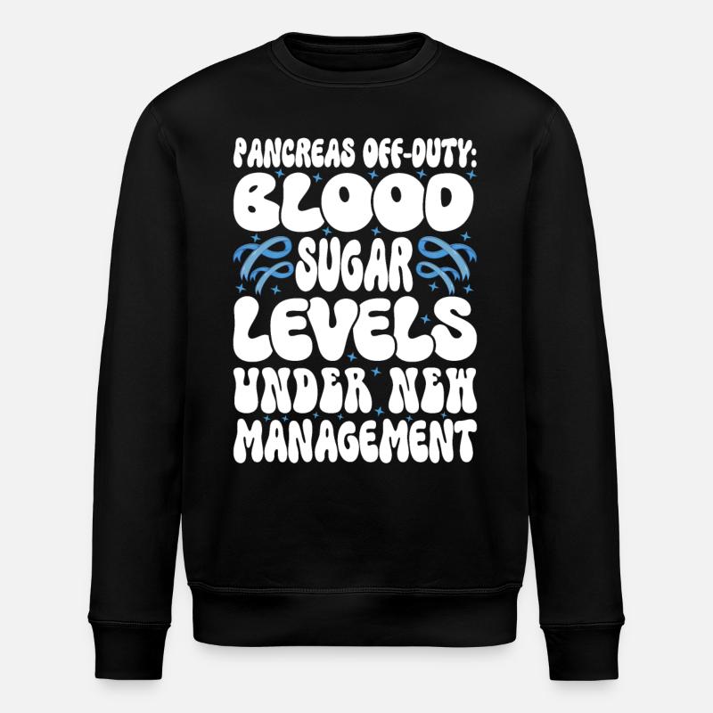 Pancreas Off Duty - Stanley/Stella ROLLER Unisex Organic Sweatshirt - black