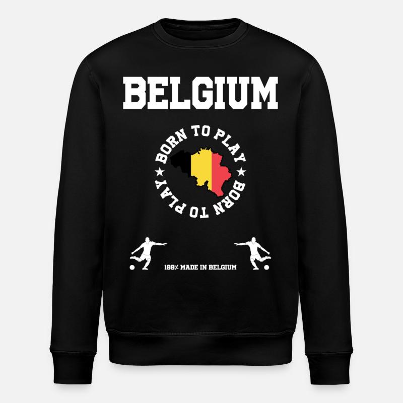 Belgique - Sweat bio ROLLER Stanley/Stella Unisexe - noir