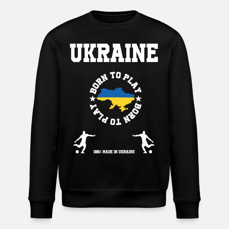 Ukraine - Stanley/Stella Unisex Bio-Sweatshirt ROLLER - Schwarz