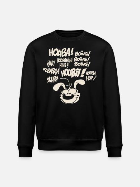 Marsupilami Design Houba - Stanley/Stella ROLLER Unisex Organic Sweatshirt - black