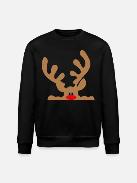 elch - Stanley/Stella Unisex Bio-Sweatshirt ROLLER - Schwarz