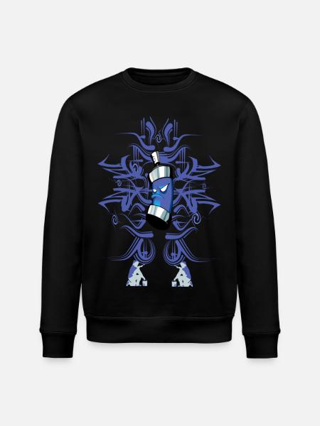 graffiti - Stanley/Stella ROLLER Unisex Organic Sweatshirt - black