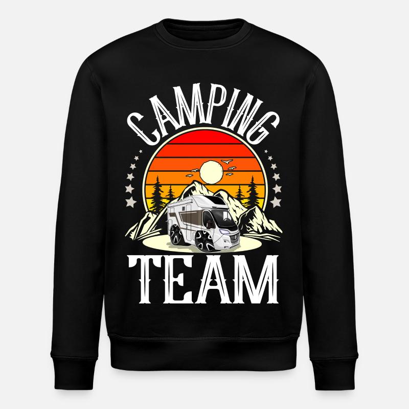 Équipe de camping - Sweat bio ROLLER Stanley/Stella Unisexe - noir