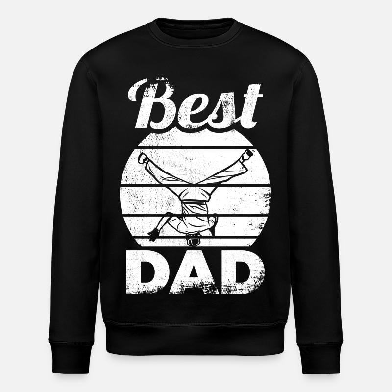 Breakdance Dad - Stanley/Stella ROLLER Unisex Organic Sweatshirt - black