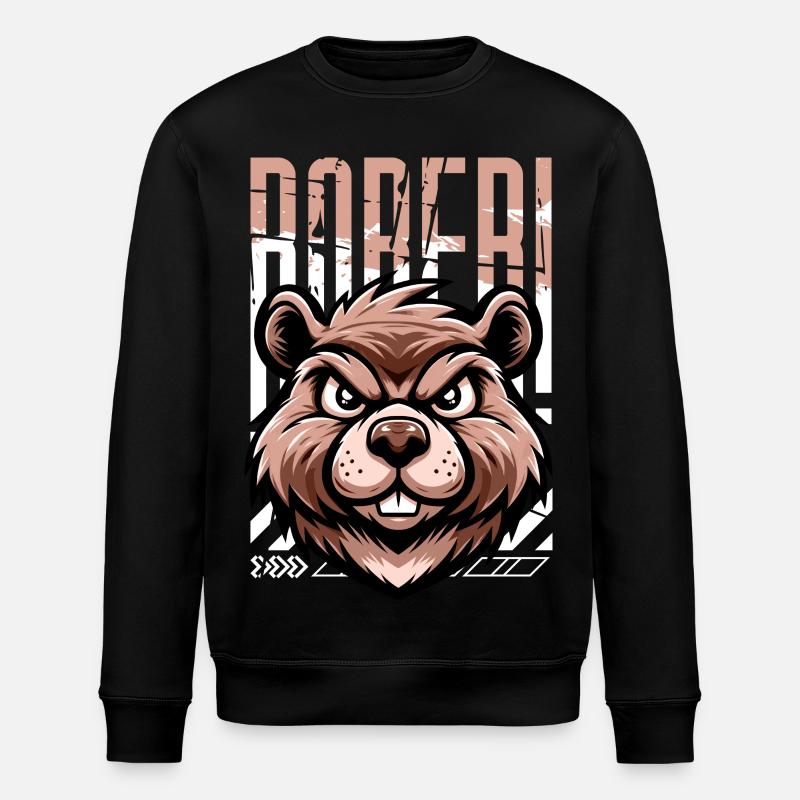 BOBER - Sweat bio ROLLER Stanley/Stella Unisexe - noir