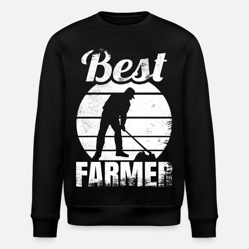 Best Farmer - Stanley/Stella ROLLER Unisex Organic Sweatshirt - black