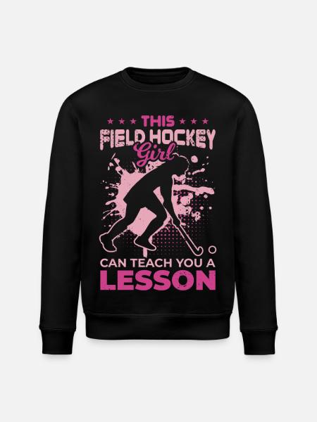 Field hockey player - Stanley/Stella ROLLER Unisex Organic Sweatshirt - black