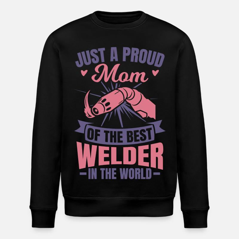 Mère soudeuse - Sweat bio ROLLER Stanley/Stella Unisexe - noir