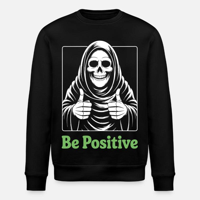 Soyez positif, Faucheuse - Sweat bio ROLLER Stanley/Stella Unisexe - noir