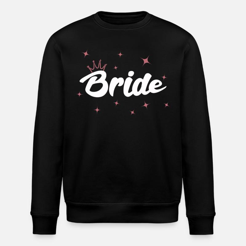 Bride - Stanley/Stella ROLLER Unisex Organic Sweatshirt - black