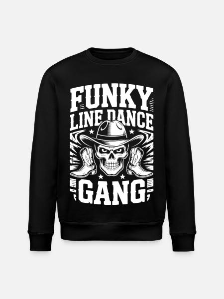 Funky Line Dance Gang - Stanley/Stella ROLLER Unisex Organic Sweatshirt - black