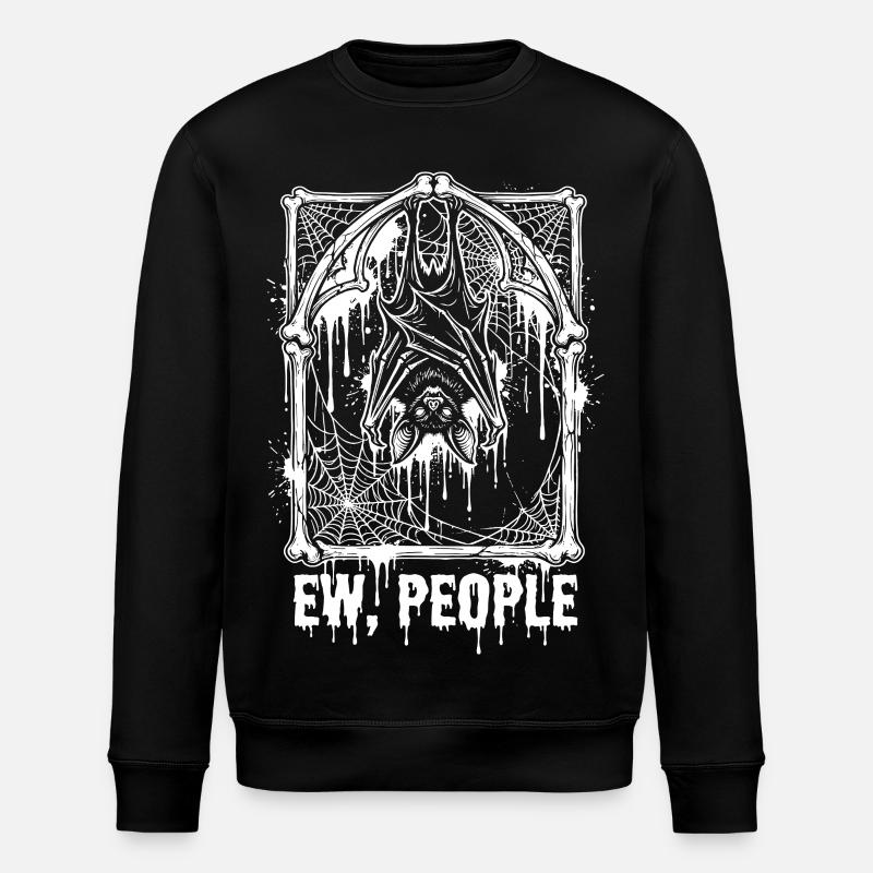 Ew, les gens Bat Gothic - Sweat bio ROLLER Stanley/Stella Unisexe - noir