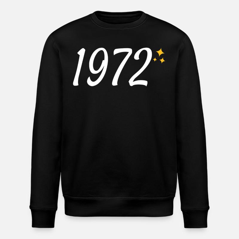 1972 - Stanley/Stella ROLLER Unisex Organic Sweatshirt - black