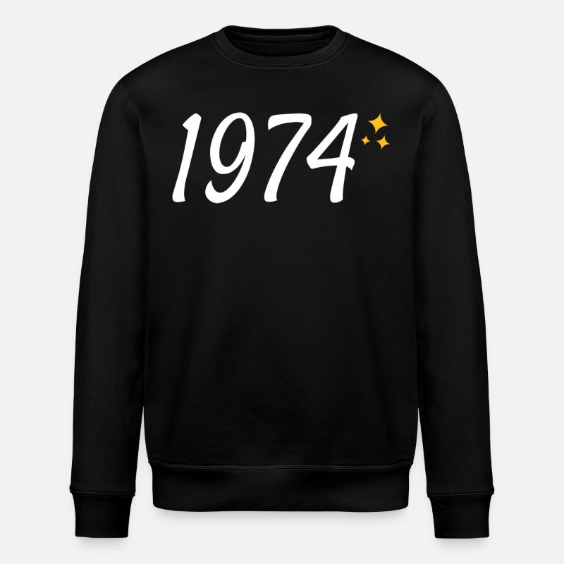 1974 - Stanley/Stella ROLLER Unisex Organic Sweatshirt - black