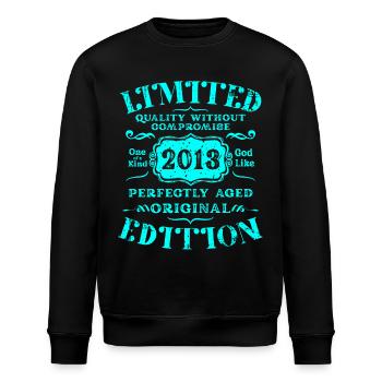 Geburtstag 2013 Limited Edition Geschenk Used Cool - Stanley/Stella Unisex Bio-Sweatshirt ROLLER - Schwarz - Vorne - Nik (191cm)