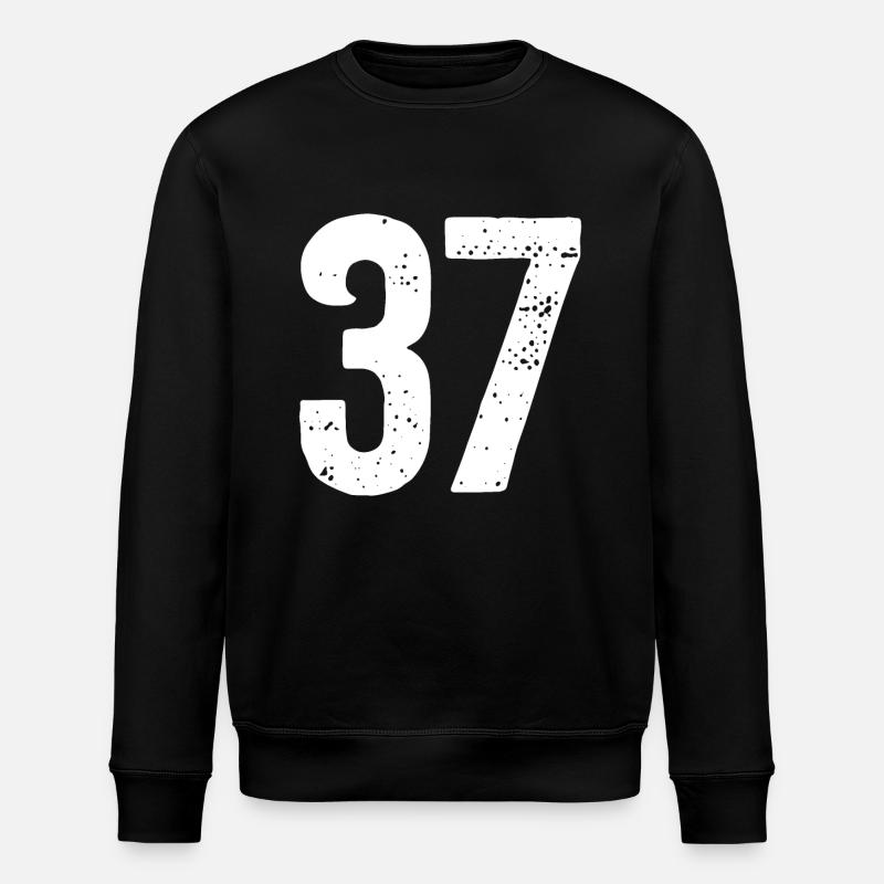 37 Numéros Blanc - Sweat bio ROLLER Stanley/Stella Unisexe - noir