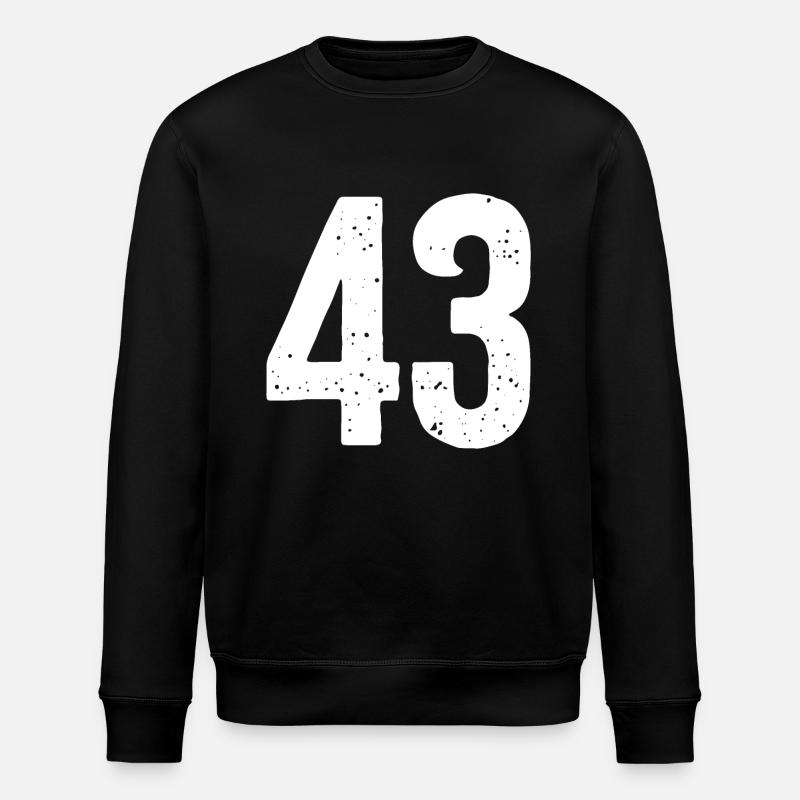 43 Numéros Blanc - Sweat bio ROLLER Stanley/Stella Unisexe - noir