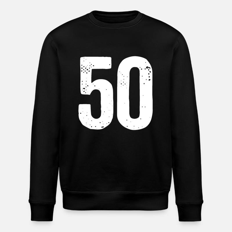 50 numéros blancs - Sweat bio ROLLER Stanley/Stella Unisexe - noir