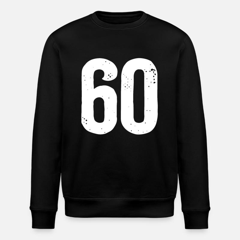 60 numéros blancs - Sweat bio ROLLER Stanley/Stella Unisexe - noir