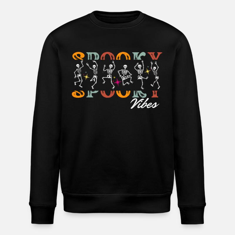AMBIANCE EFFRAYANTE D’HALLOWEEN - Sweat bio ROLLER Stanley/Stella Unisexe - noir