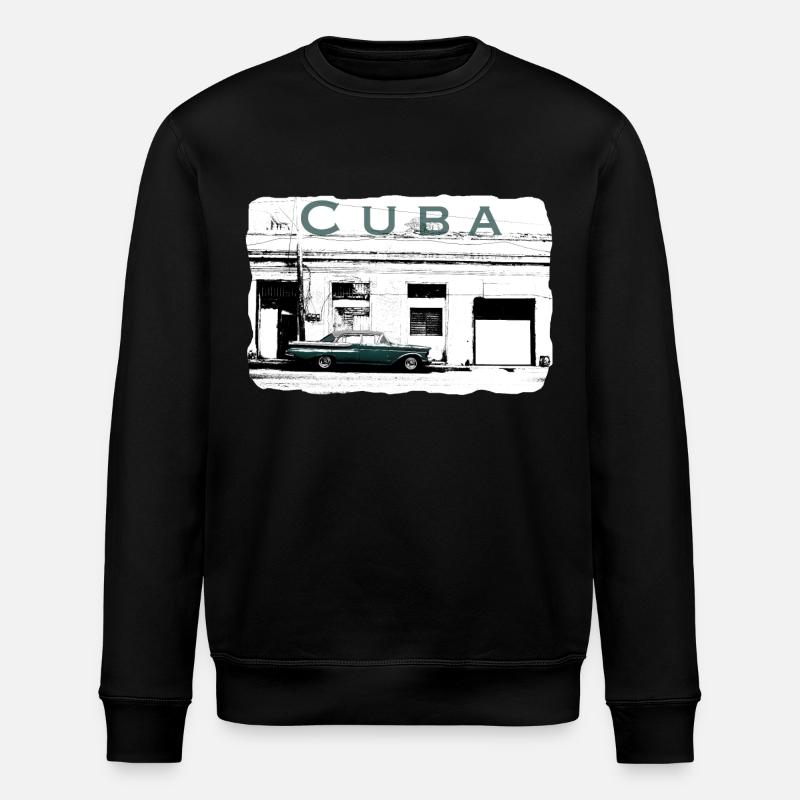 streetsofcuba - Sweat bio ROLLER Stanley/Stella Unisexe - noir