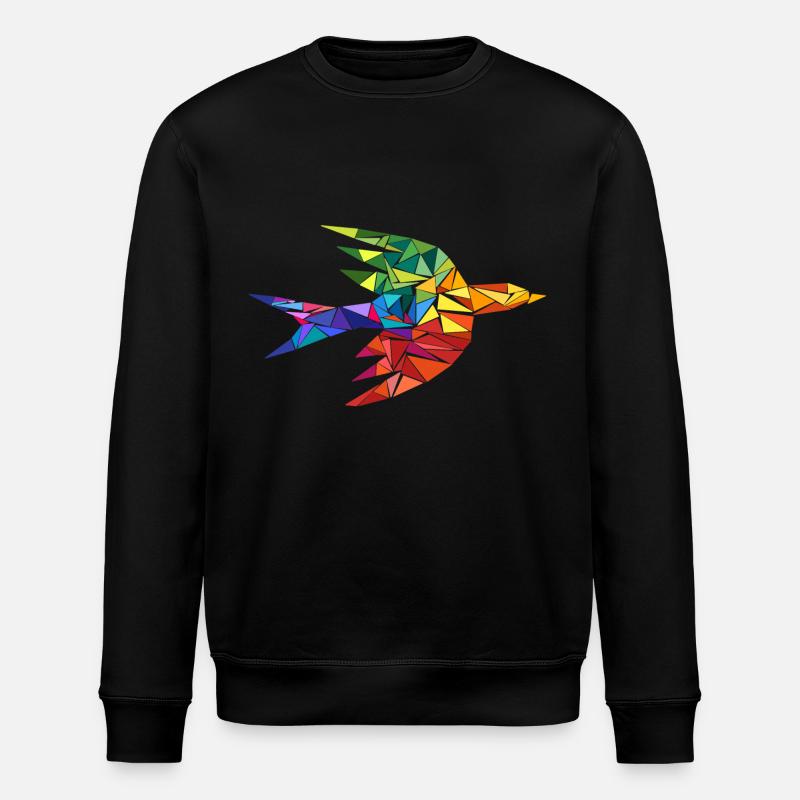 Falcon Mosaik - Stanley/Stella Unisex Bio-Sweatshirt ROLLER - Schwarz