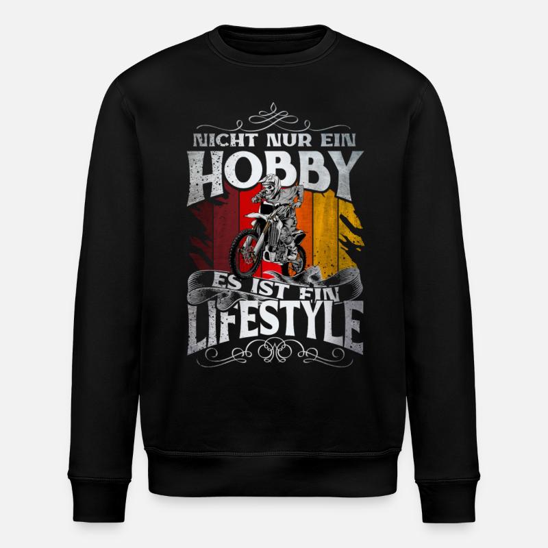 Motocross - Stanley/Stella ROLLER Unisex Organic Sweatshirt - black