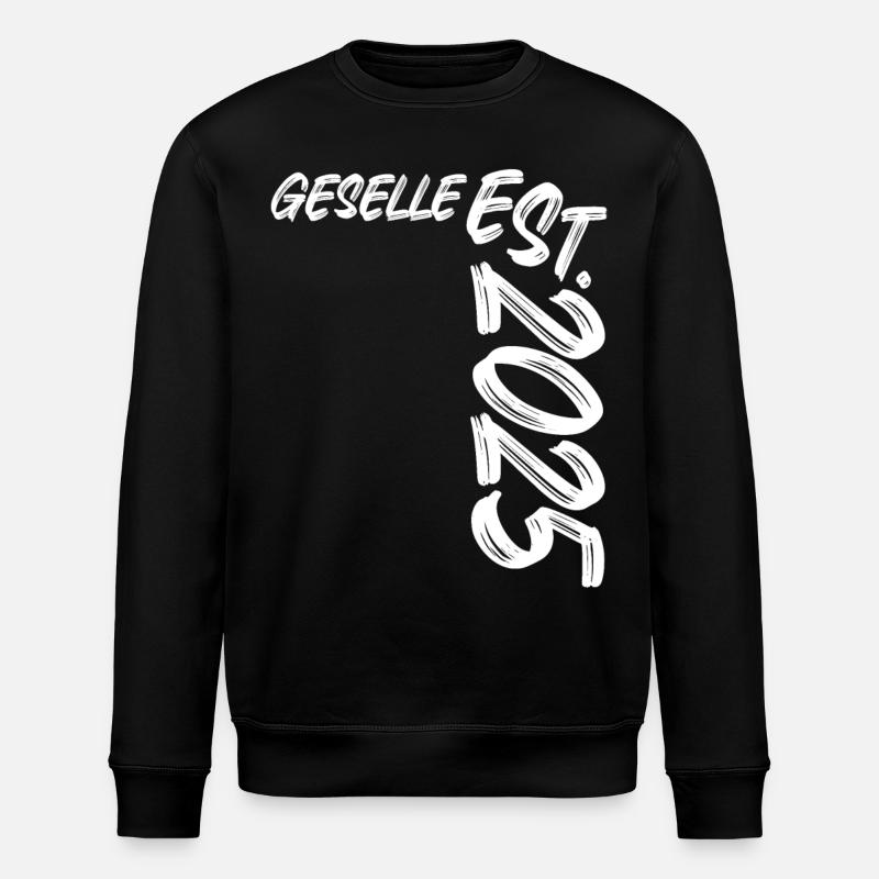 Geselle Est. 2025 - Stanley/Stella Unisex Bio-Sweatshirt ROLLER - Schwarz