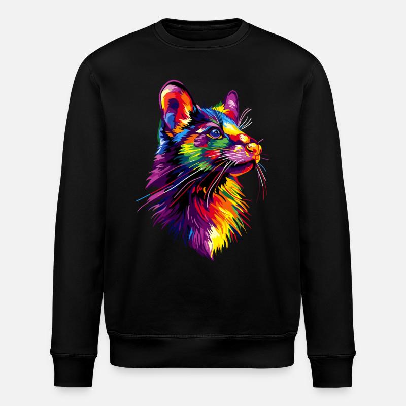 Tasmanian Devil Marsupial Tasmanian Devil - Stanley/Stella ROLLER Unisex Organic Sweatshirt - black