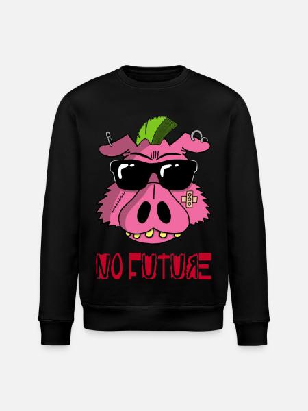 Cochon punk - Sweat bio ROLLER Stanley/Stella Unisexe - noir