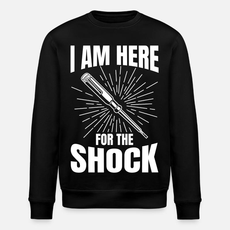 Drôle d’électricien - Sweat bio ROLLER Stanley/Stella Unisexe - noir