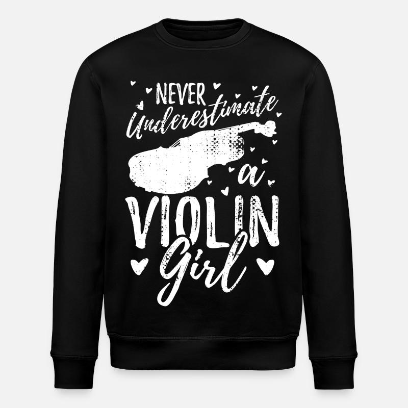 Fille de violon - Sweat bio ROLLER Stanley/Stella Unisexe - noir