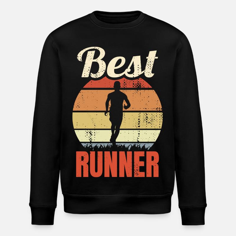 Bester Jogger - Stanley/Stella Unisex Bio-Sweatshirt ROLLER - Schwarz