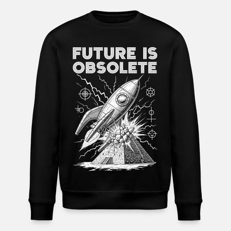 Future Vision Space Design - Stanley/Stella ROLLER Unisex Organic Sweatshirt - black