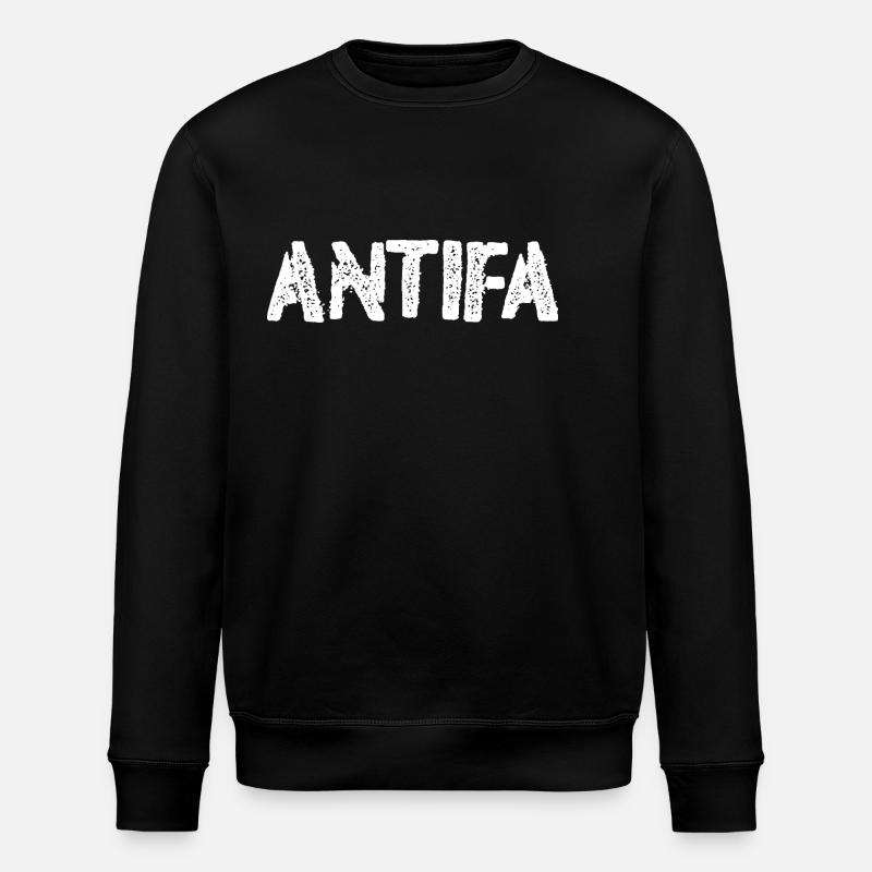 Antifa - Stanley/Stella Unisex Bio-Sweatshirt ROLLER - Schwarz