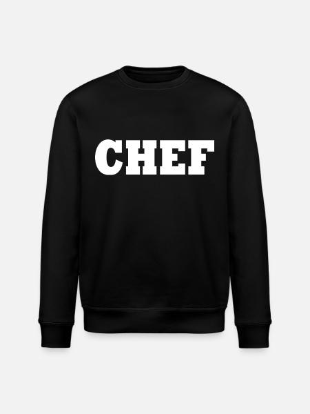 Chef - Sweat bio ROLLER Stanley/Stella Unisexe - noir