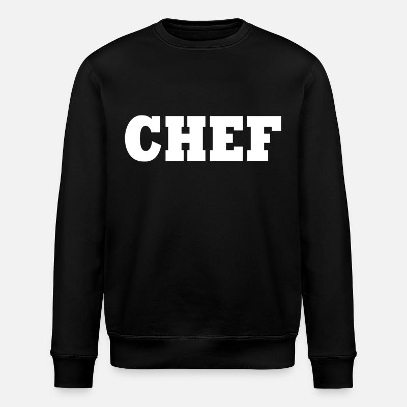 Chef - Stanley/Stella ROLLER Unisex Organic Sweatshirt - black