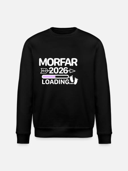 Morfar 2026 Swedish - Stanley/Stella ROLLER Unisex Organic Sweatshirt - black
