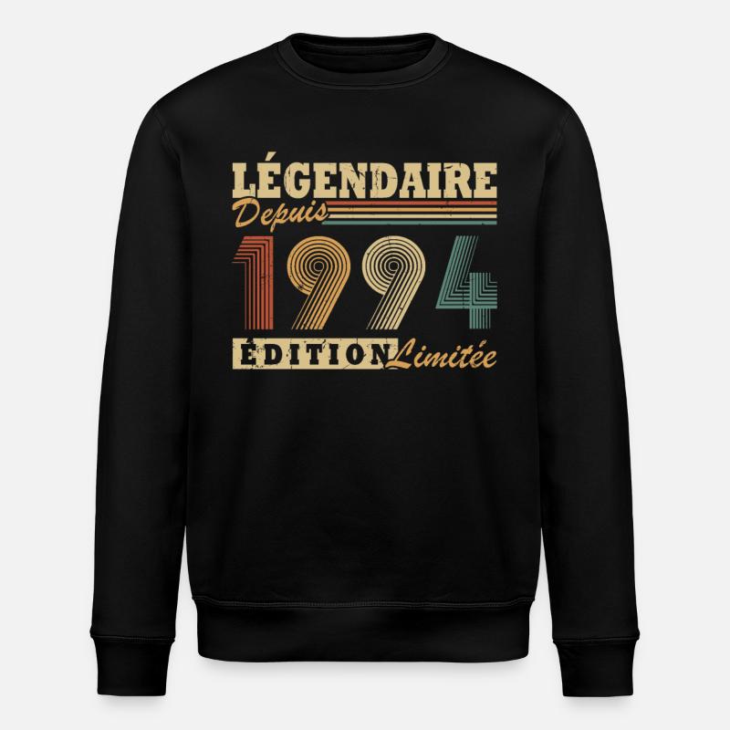 Légendaire depuis 1994 édition limitée - Sweat bio ROLLER Stanley/Stella Unisexe - noir